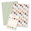 Decorations wrapping paper & sticker tags