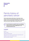 Family history of pancreatic cancer