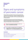 Signs and symptoms of pancreatic cancer