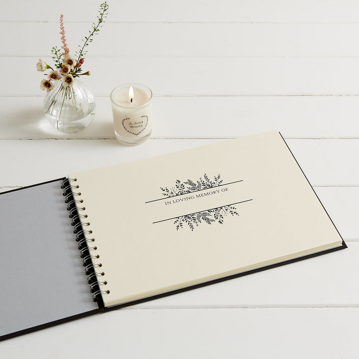 A4 Memory book - black