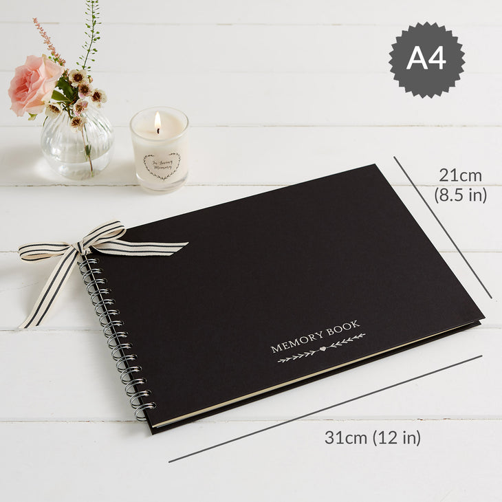 A4 Memory book - black
