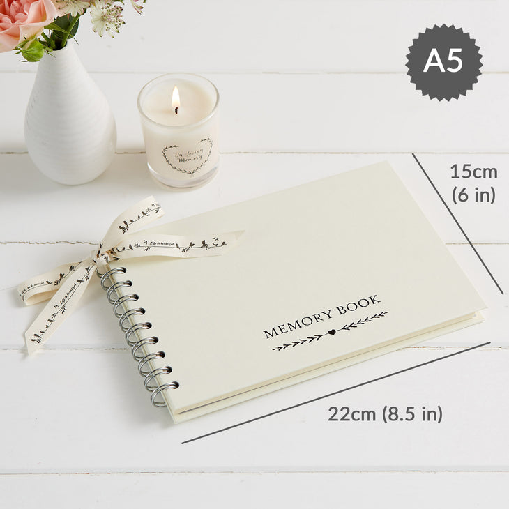 A5 Memory book - ivory