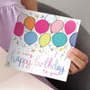 Balloons - birthday card