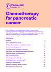 Chemotherapy for pancreatic cancer