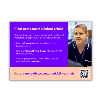 Clinical trials postcard
