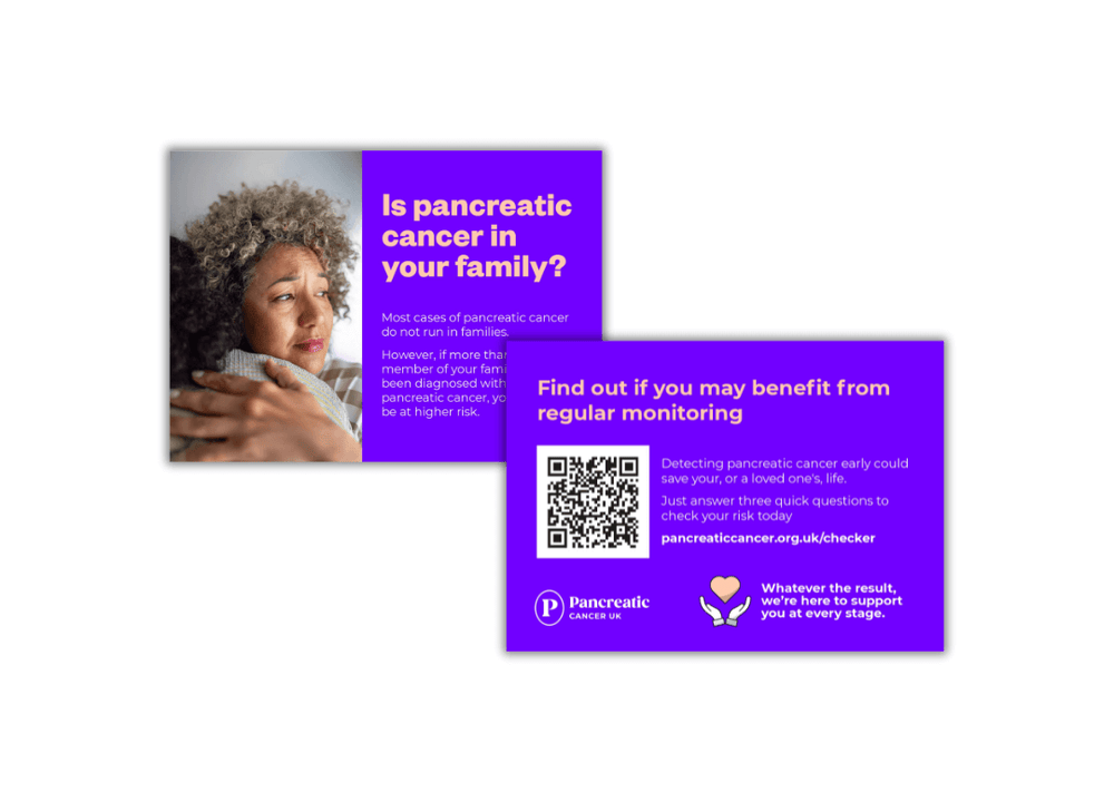 Family history checker pack pancreatic cancer uk