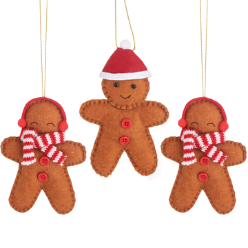 Gingerbread decorations by Sass & Belle