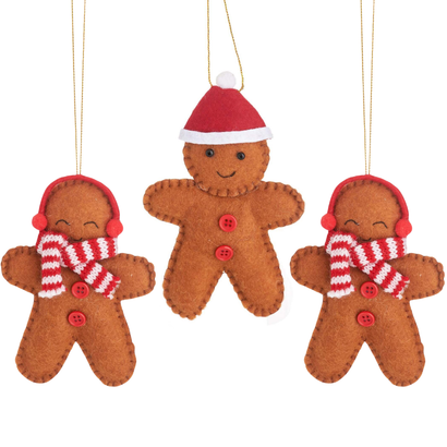 Gingerbread decorations by Sass & Belle