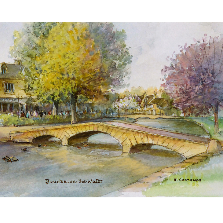 Pack of 3 Heather Simmonds Art Cards – English Country Scenes