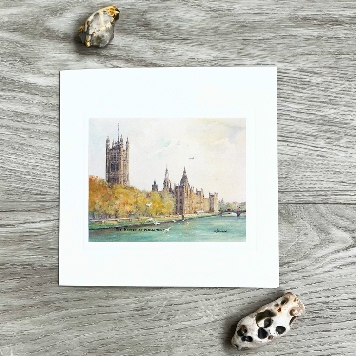 Pack of 3 Heather Simmonds Art Cards – London Scenes