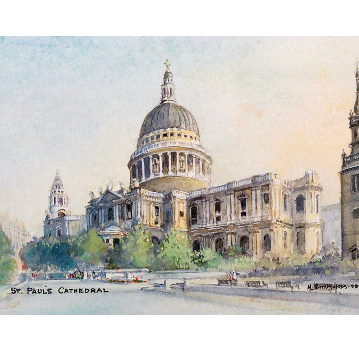 Pack of 3 Heather Simmonds Art Cards – London Scenes