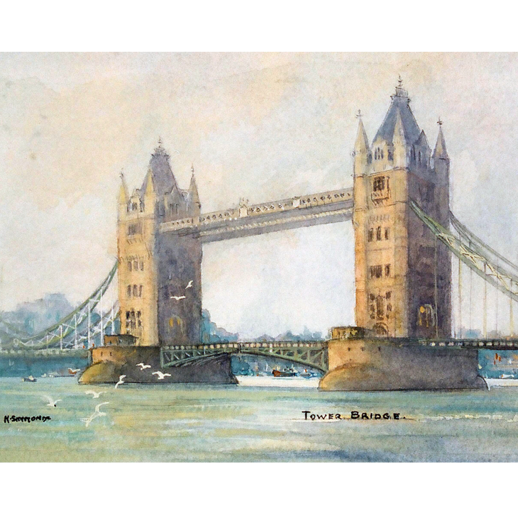 Pack of 3 Heather Simmonds Art Cards – London Scenes