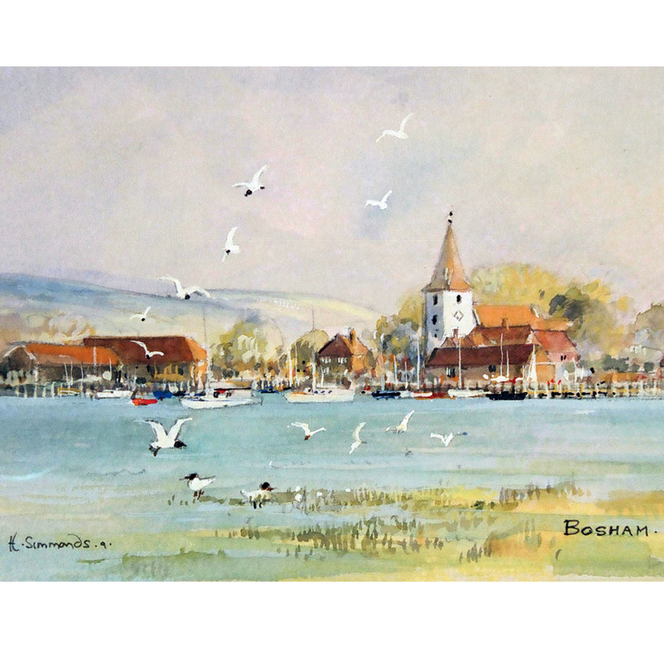 Pack of 3 Heather Simmonds Art Cards – Sussex Scenes