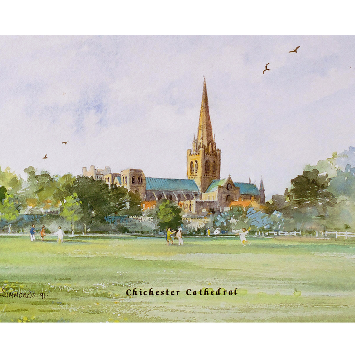 Pack of 3 Heather Simmonds Art Cards – Sussex Scenes