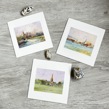 Pack of 3 Heather Simmonds Art Cards – Sussex Scenes