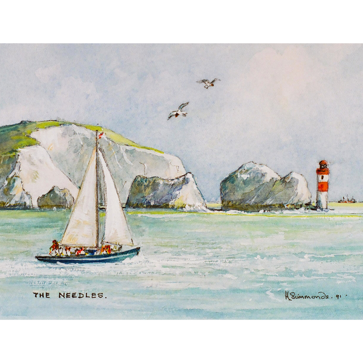 Pack of 3 Heather Simmonds Art Cards – Coastal Scenes