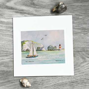 Pack of 3 Heather Simmonds Art Cards – Coastal Scenes