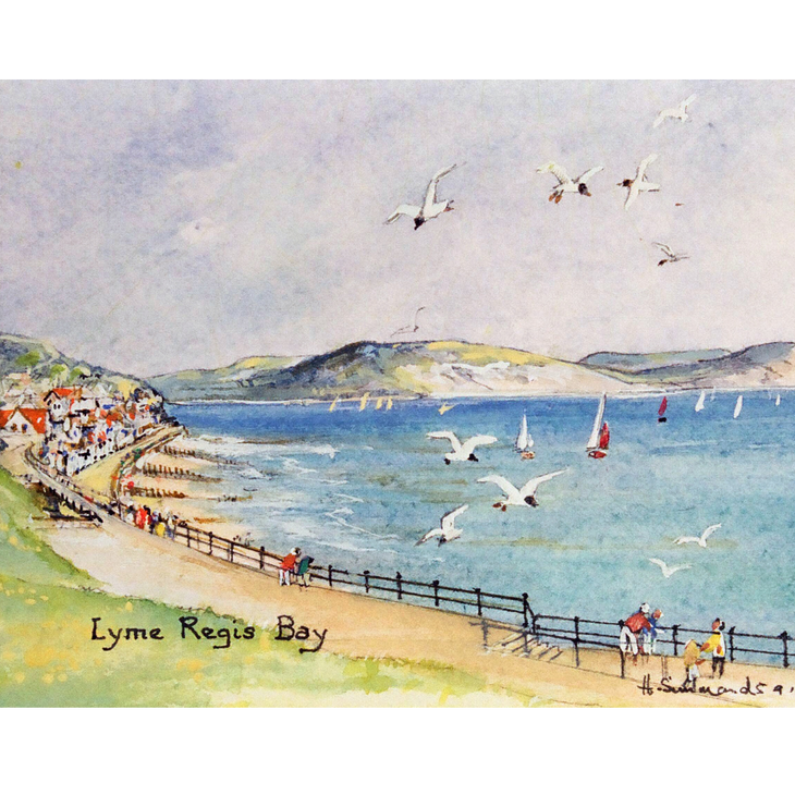 Pack of 3 Heather Simmonds Art Cards – Coastal Scenes