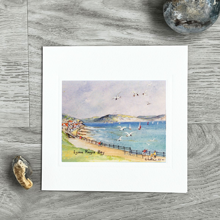 Pack of 3 Heather Simmonds Art Cards – Coastal Scenes