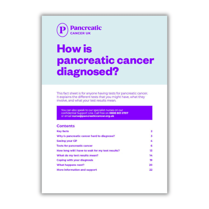 How is pancreatic cancer diagnosed?