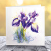 Iris - greeting card