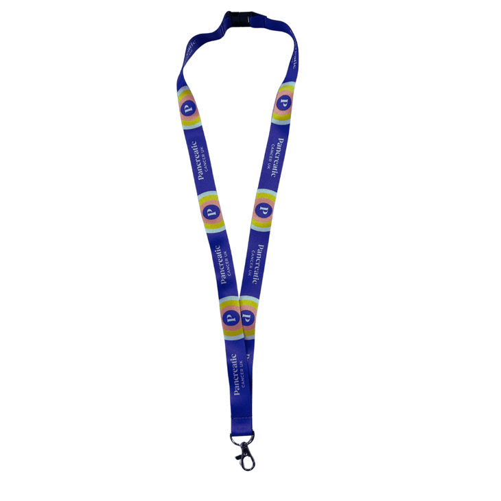 Pancreatic Cancer UK lanyard