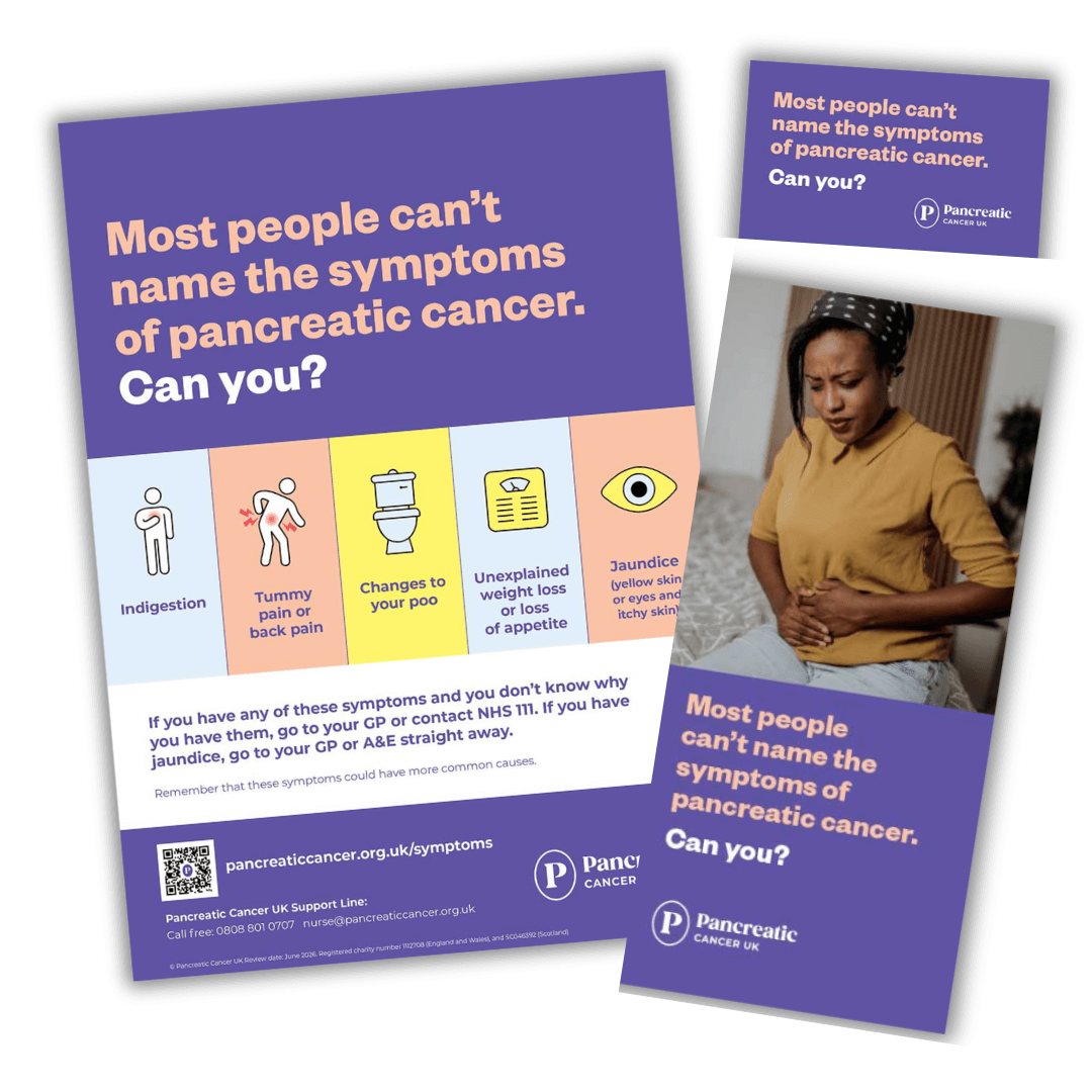 Symptoms awareness pack - Regular – Pancreatic Cancer UK