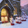 Choir entering the church Christmas cards (10 pack)