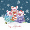 We three pigs Christmas cards (10 pack)