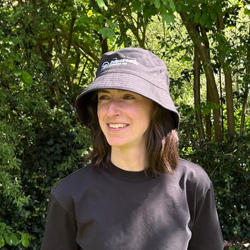 Organic Cotton Black Bucket Hat