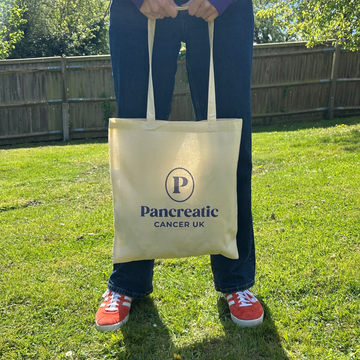 Pancreatic Cancer UK Logo Natural Tote Bag