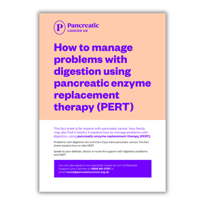 How to manage problems with digestion using pancreatic enzyme replacement therapy (PERT)