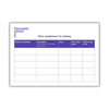 Pain medicines record card