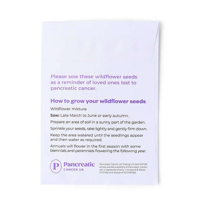 Wildflower seed packet