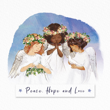 Peace, Hope and Love Christmas cards (10 pack)