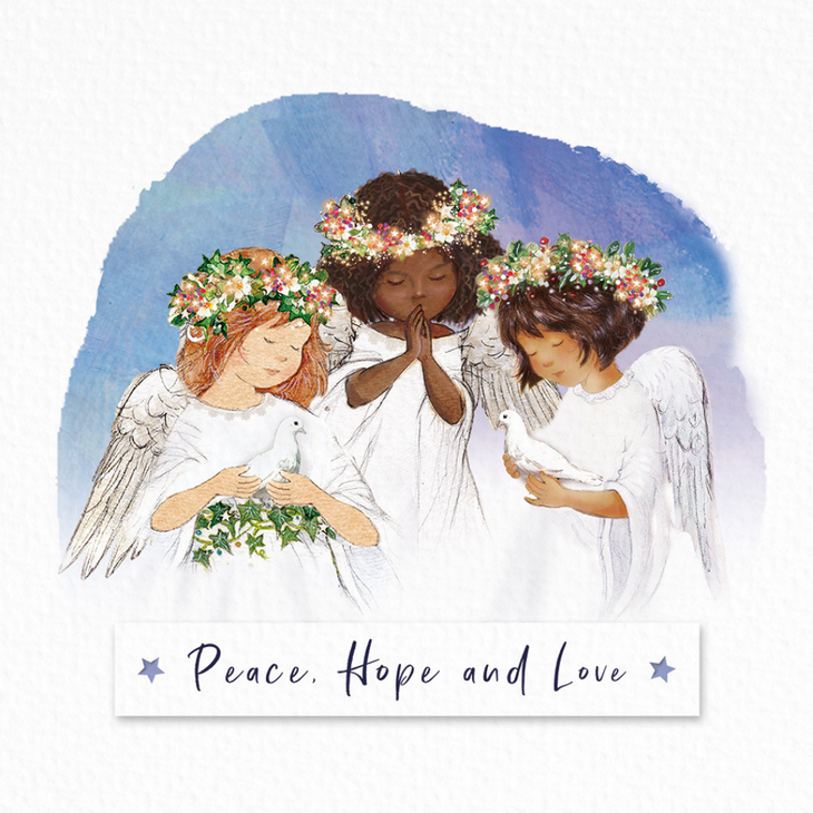 Peace, Hope and Love Christmas cards (10 pack)