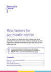 Risk factors for pancreatic cancer