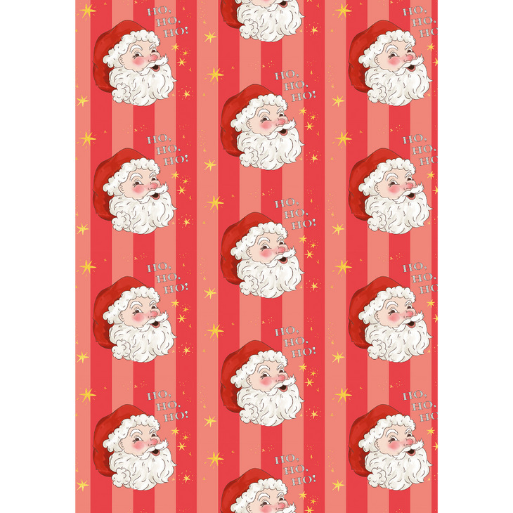 Ho ho ho wrapping paper & sticker tags