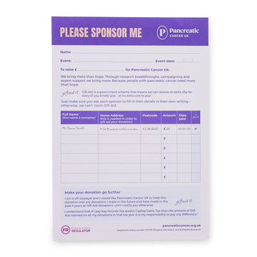 Sponsorship forms