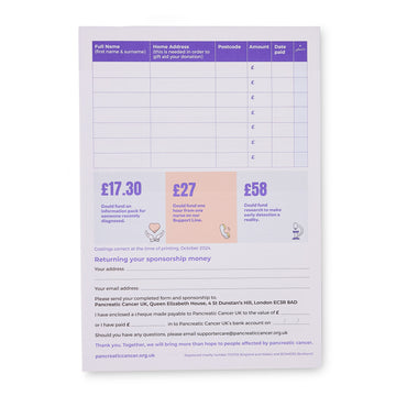 Sponsorship forms