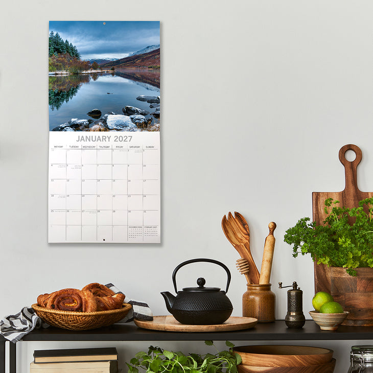 Beautiful Britain 2027 square wall calendar