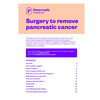 Surgery to remove pancreatic cancer