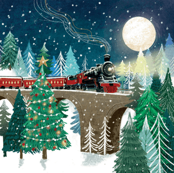 Steam train Christmas cards (10 pack)