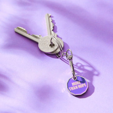 Pancreatic Cancer UK trolley keyring