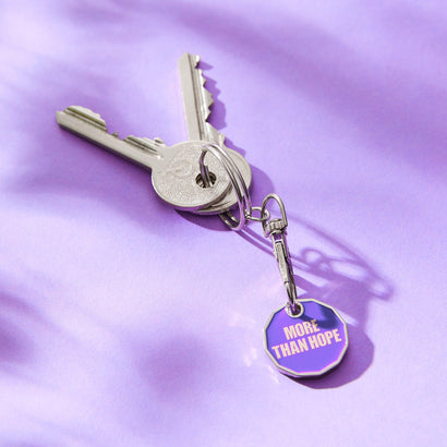 Pancreatic Cancer UK trolley keyring