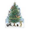 Christmas tree cut-out cards (10 pack)