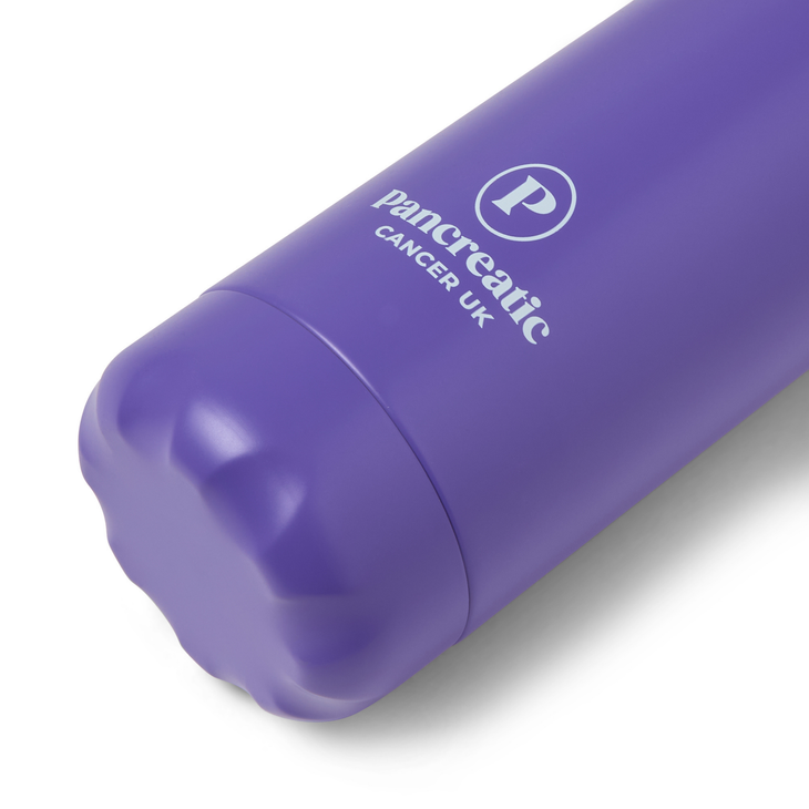 Pancreatic Cancer UK water bottle