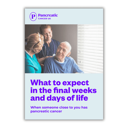 What to expect in the final weeks and days of life. When someone close to you has pancreatic cancer