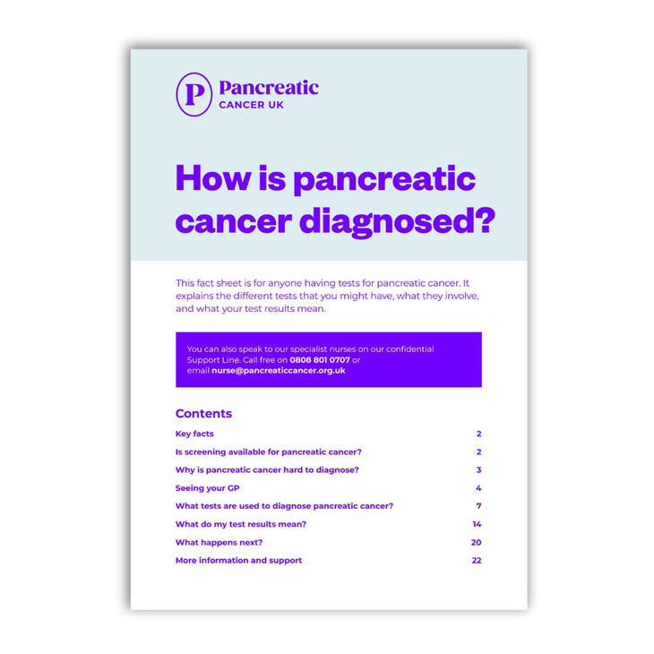 How is pancreatic cancer diagnosed?