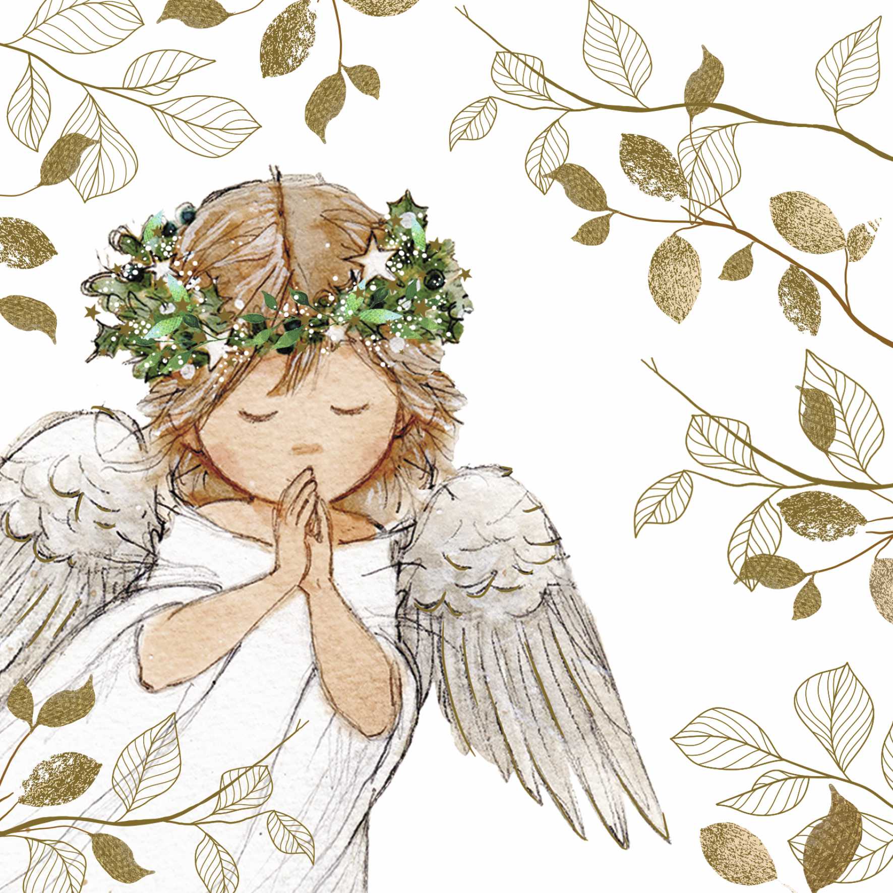 Angel store christmas cards